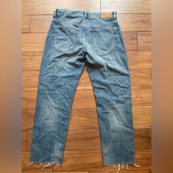 Madewell The Petite Dean Easy Straight Jeans Size 27 - Picture 11 of 12